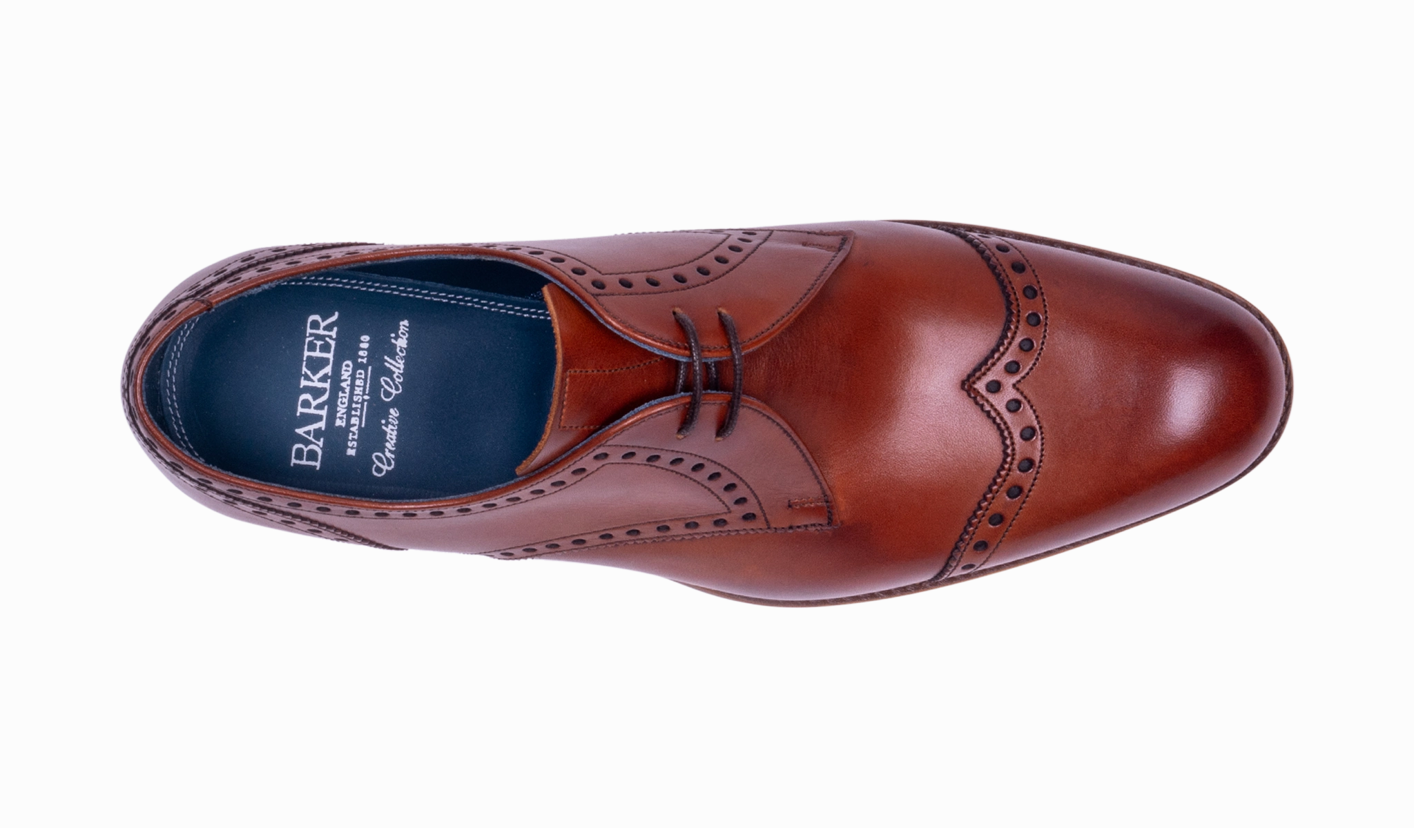 Matlock - Chestnut Calf Sandstone Derby Shoes