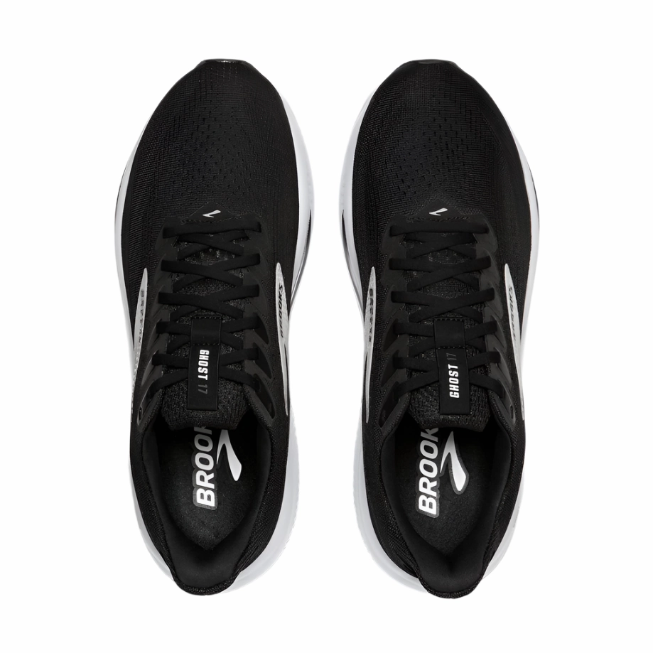 Brooks Women's Ghost 17 Dynamic Road Running Sneaker - Black/Grey/White Black Friday Deals Running Shoes