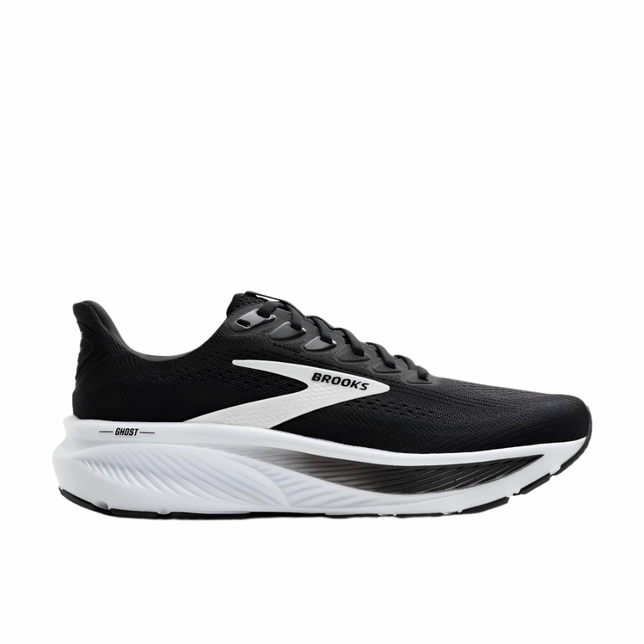 Brooks Women's Ghost 17 Dynamic Road Running Sneaker - Black/Grey/White Shoes Running Sale