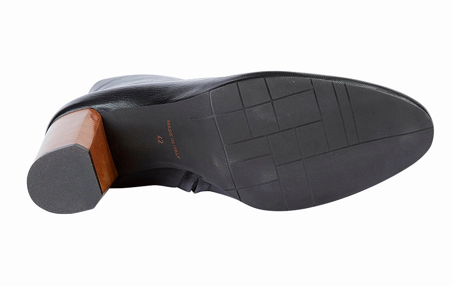 Mdf Legacy Black Back Loop Ankle Boots