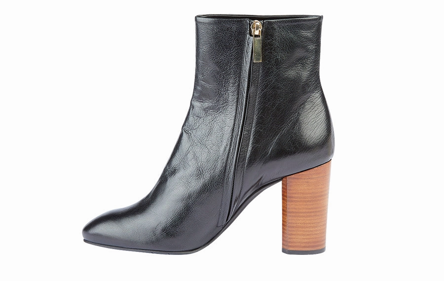 Lace Up Ankle Boots Heels Mdf Legacy Black