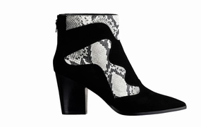Mdf Paris Ankle Boots Animal Print