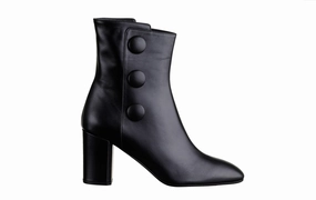 Mdf Zepher Real Leather Flat Ankle Boots