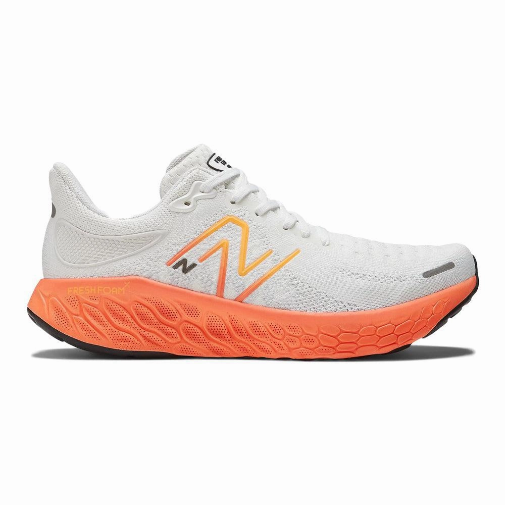 Men's New Balance Fresh Foam X 1080v12, White/Neon Dragonfly, 9.5 D Medium New Balance Hierro Trail