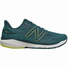 Driftwood New Balance Men's New Balance Fresh Foam X 860v12, Mountain Teal/Sulphur Yellow, 10 D Medium