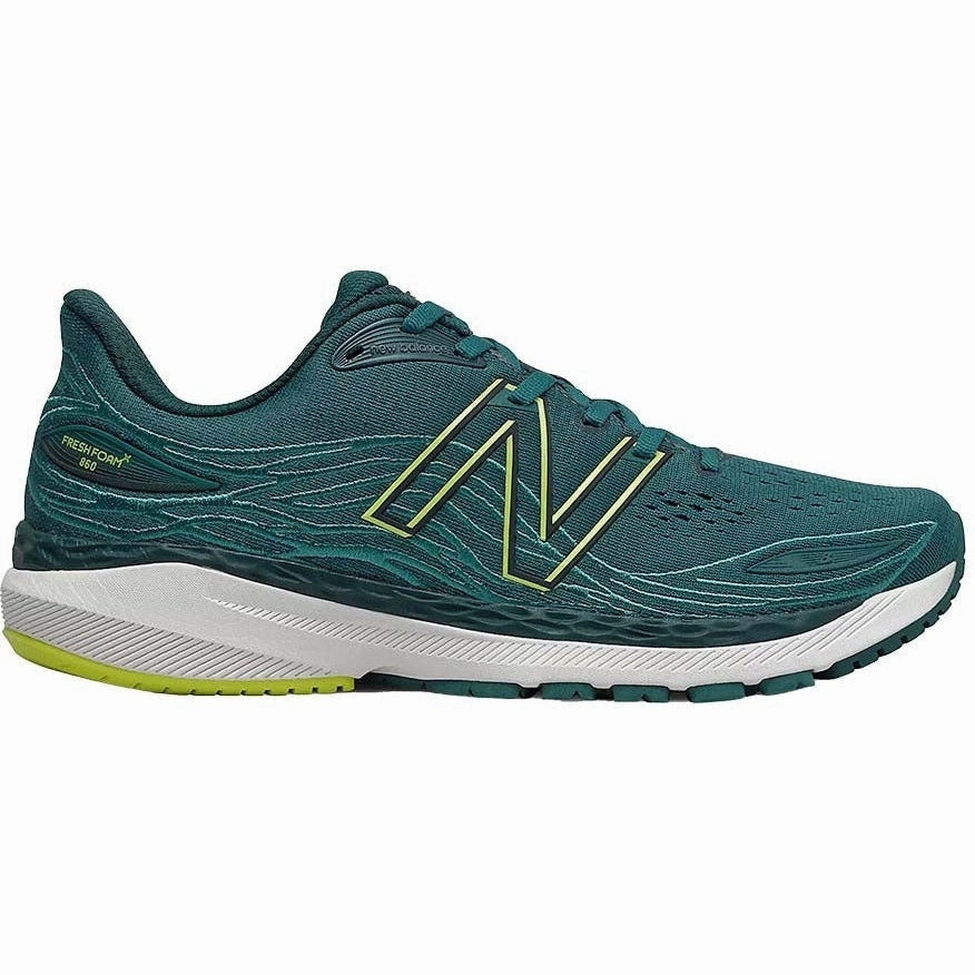 New Balance Numeric 440 High Men's New Balance Fresh Foam X 860v12, Mountain Teal/Sulphur Yellow, 10 D Medium