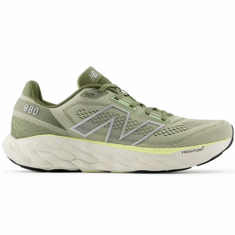 New Balance Warped Men's New Balance Fresh Foam X 880v14, Olivine/Silver Metallic/Limelight, 10 D Medium