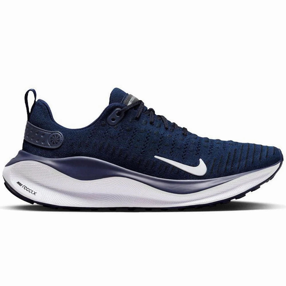 Men's Nike InfinityRN 4, College Navy/Platinum Tint-Black-Sail, 11.5 D Medium Gore Tex Nike Shoes