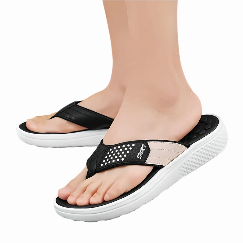 Best Boat Flip Flops Men's Summer Beach Stylish Non-Slip Flip-Flops with Arch Support Sandals
