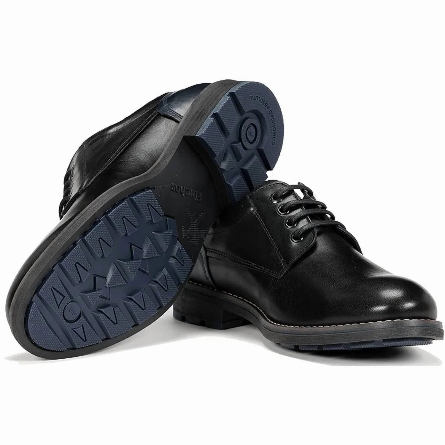 Classic Derby Shoes Men's Terry Tie Derby Shoes In Black