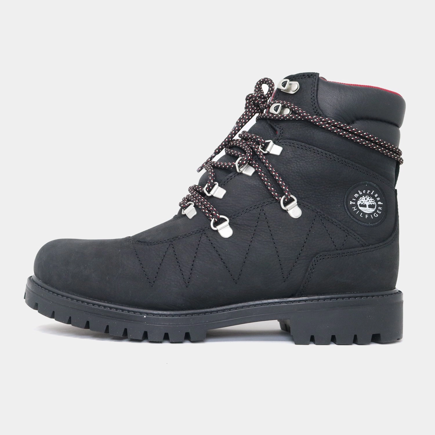 Men's Timberland x Hilfiger Suede Boot - Black Hiking Boots For Hawaii