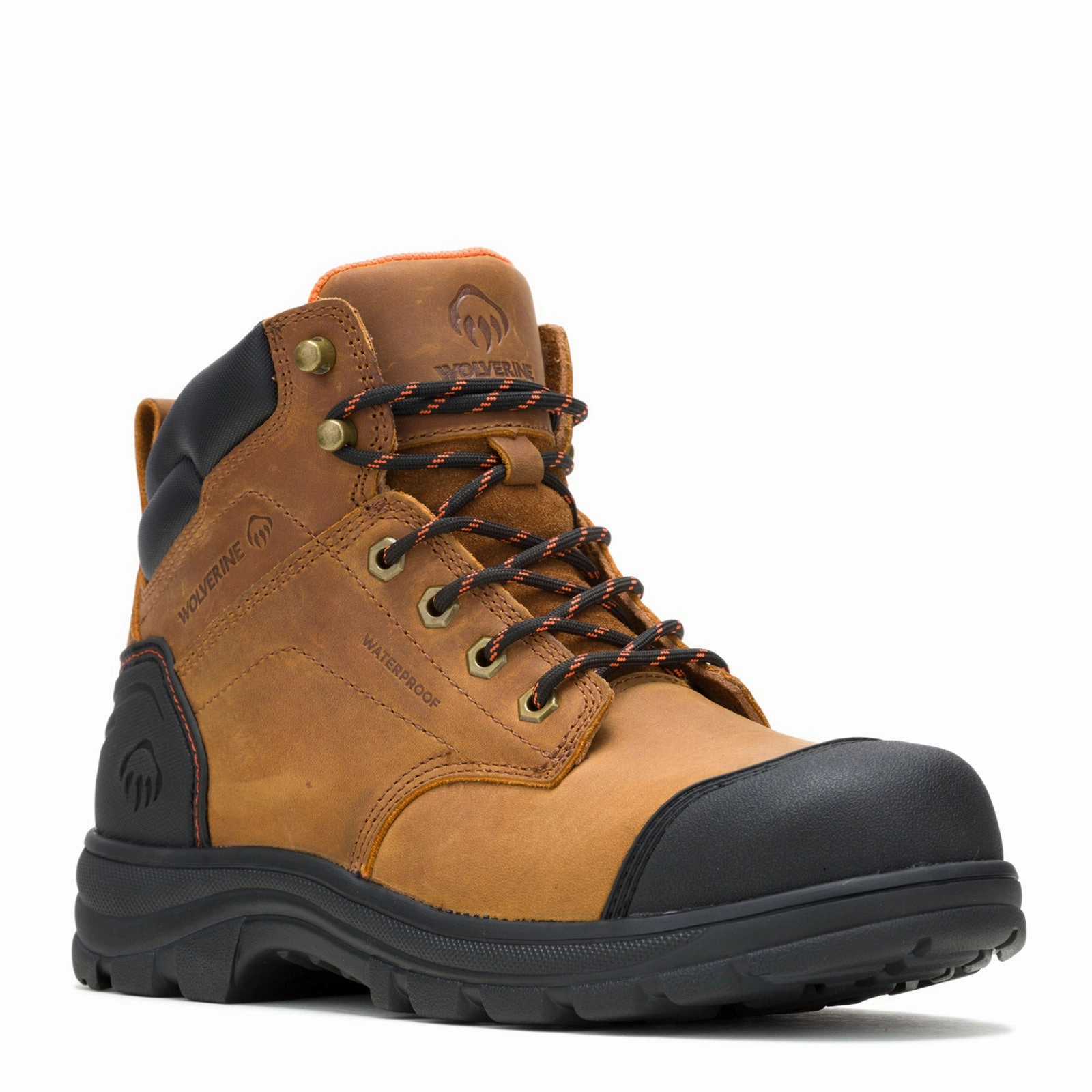 Ladies Bogs Rain Boots Men's Wolverine Boots, Carlsbad Cap Toe 6-inch Steel Toe Waterproof Work Boot