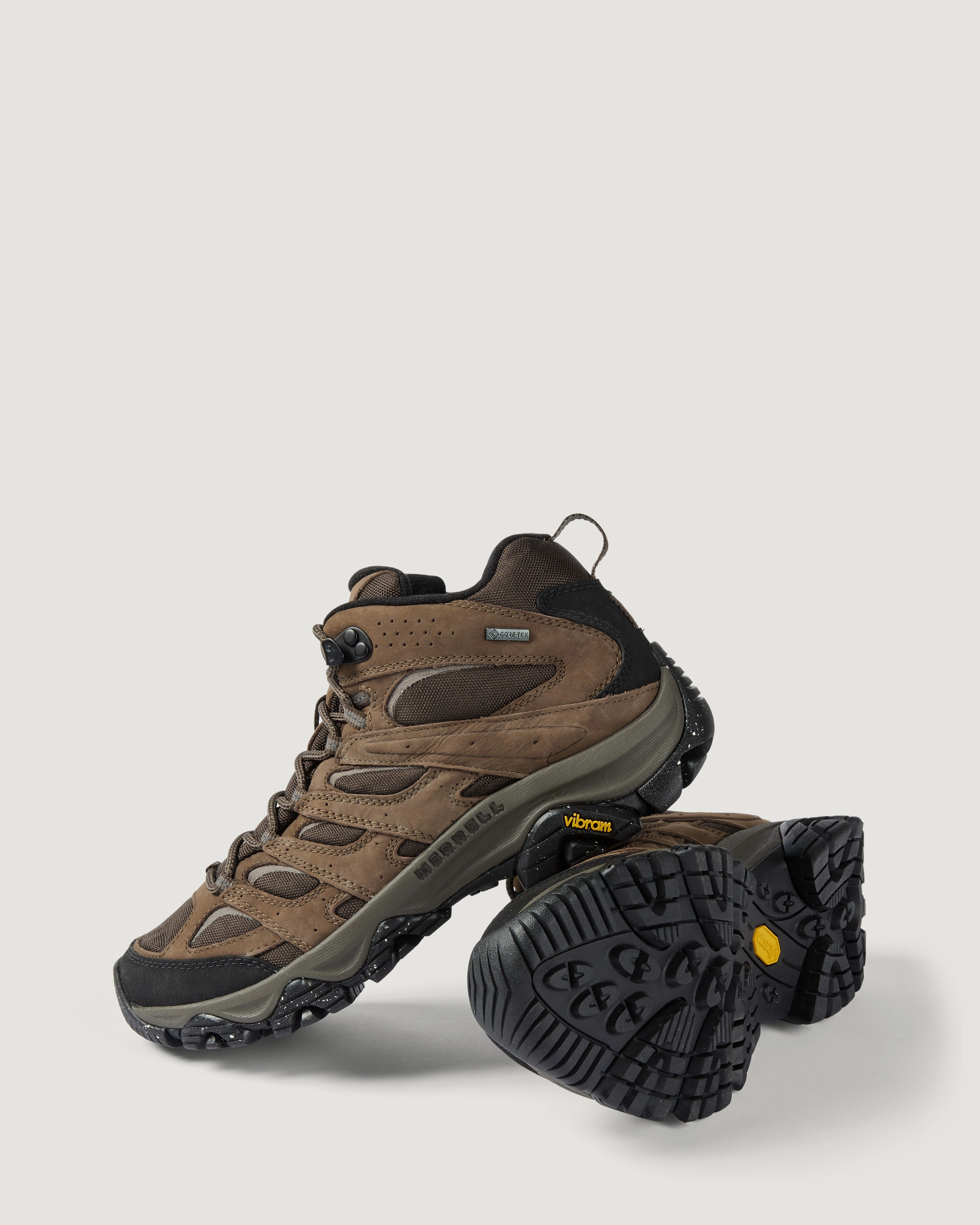 Merrell Moab 3 Smooth Mid GTX Mens - Bracken Wildwood Mid Leather Waterproof Hiking Boot