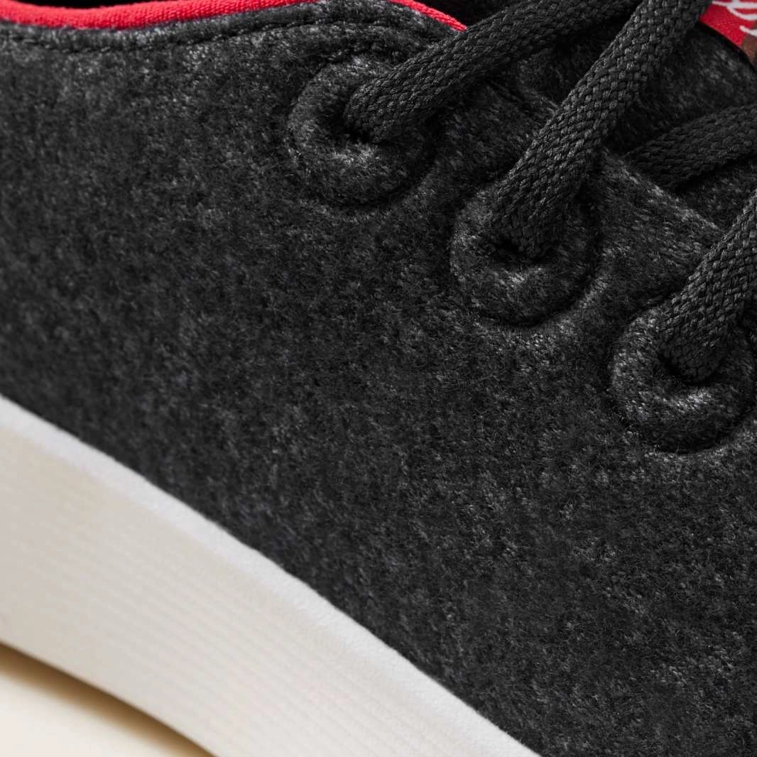 Allbirds Wool Runners Go - Natural Black/Kea Red (Natural White Sole) Running Shoes In Pokemon Fire Red
