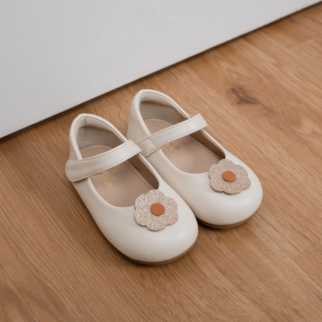 Shoes Mary Jane Ankle Strap Low Heels Comfort Mini Mary Jane in Hana Beige