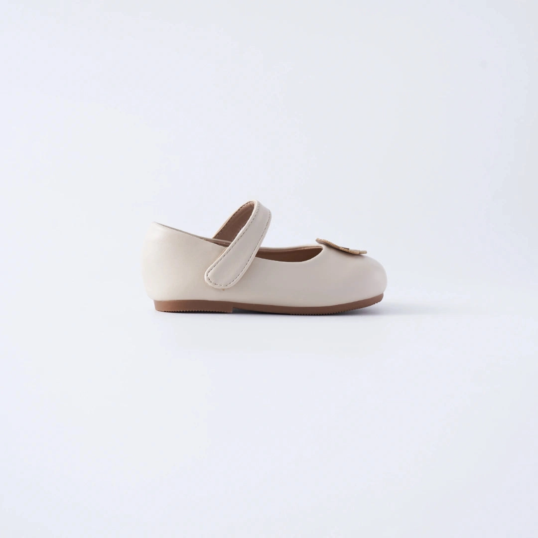 Vintage Mary Jane Shoes Flats Mini Mary Jane in Hana Beige
