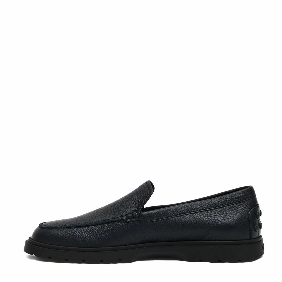 Polo Club Loafers Moccasin Blue Leather Hybrid Bottom