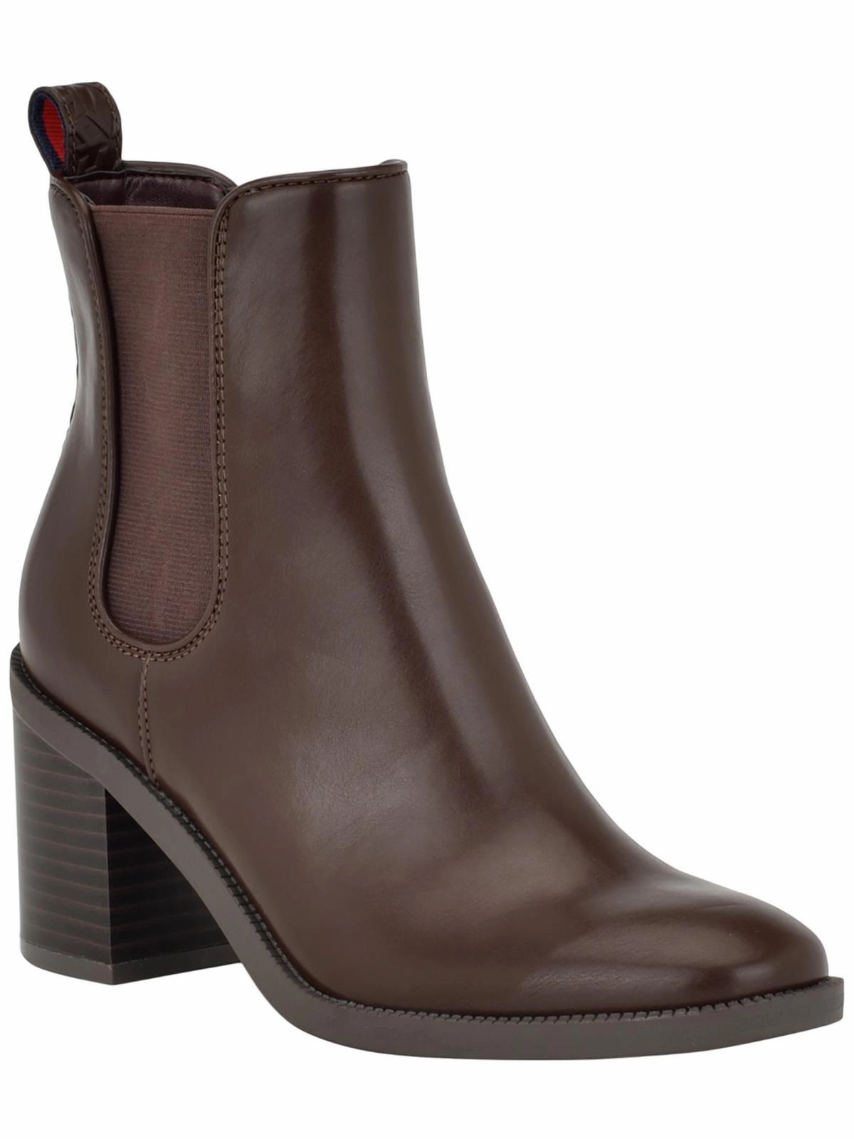 Flat Sole Chelsea Boots Brae Womens Faux Leather Round Toe Chelsea Boots