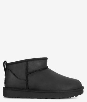 UGG Classic Ultra Mini Leather - Women 2976 With Zips Leather Chelsea Boots