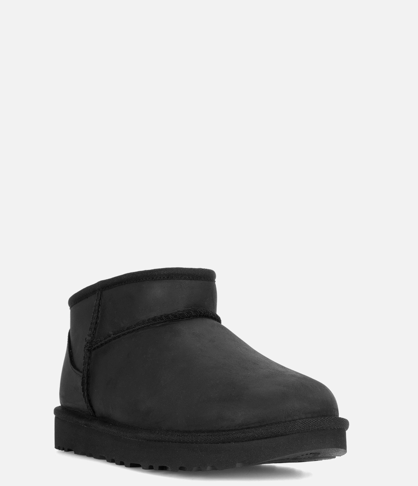 UGG Classic Ultra Mini Leather - Women Chelsea Boots Lined