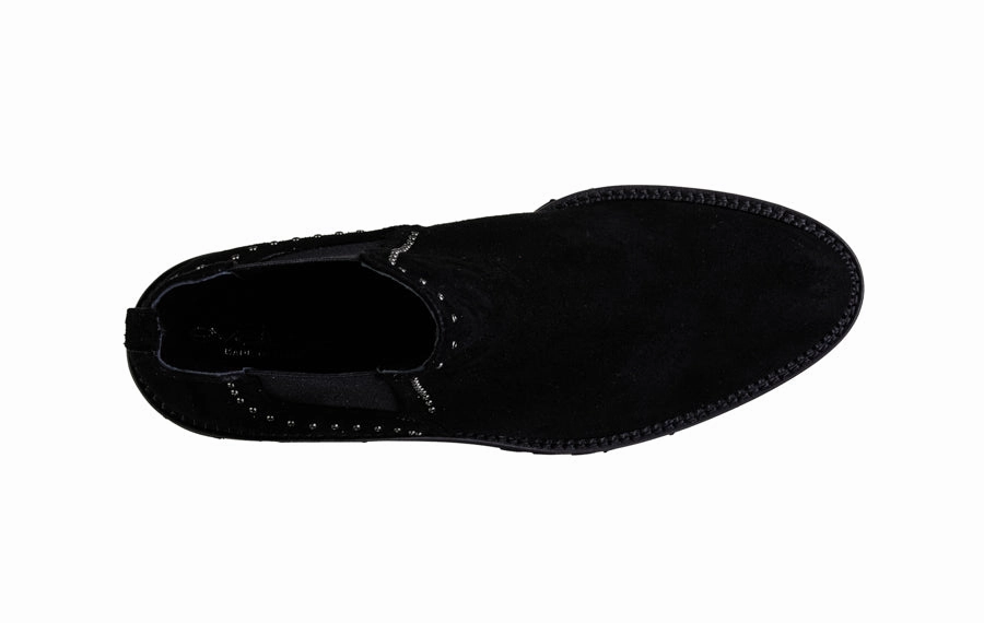 Rothys Chelsea Boot EVA STUDS BLACK SUEDE