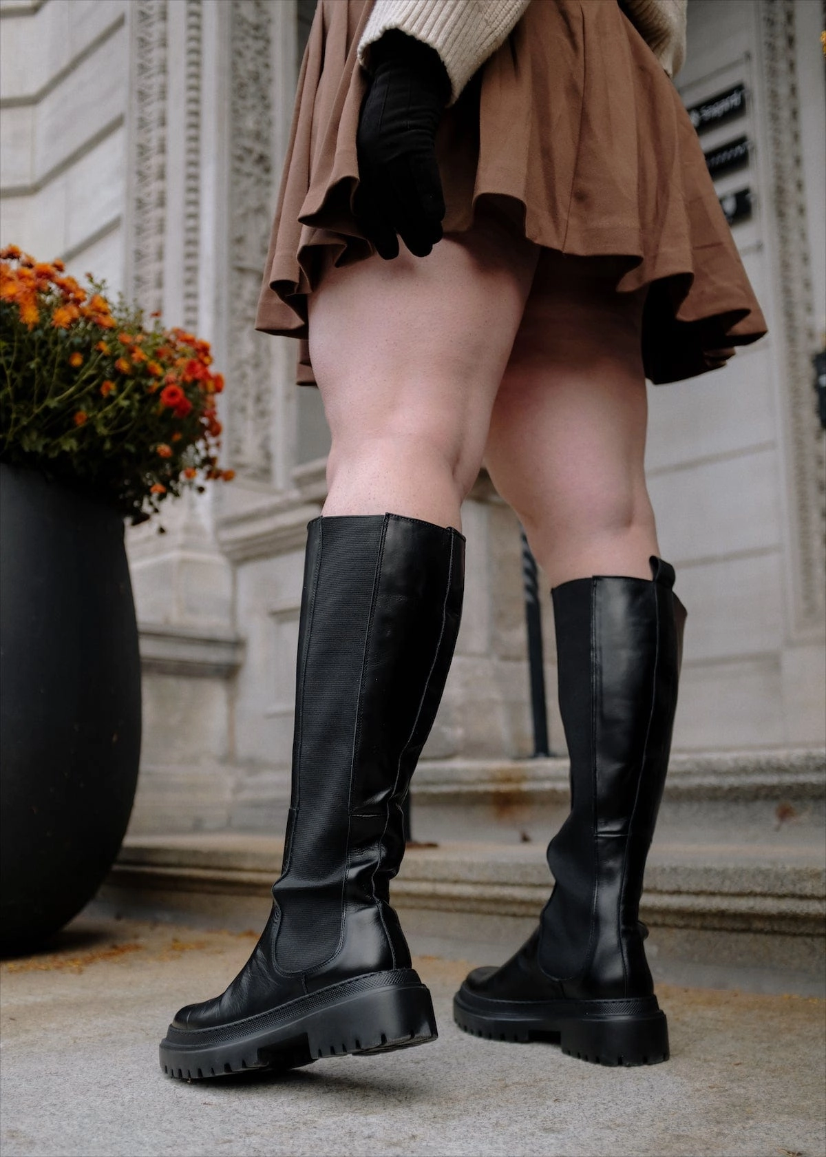 Above Ankle Chelsea Boots Monza Wide Black Unlined Boot