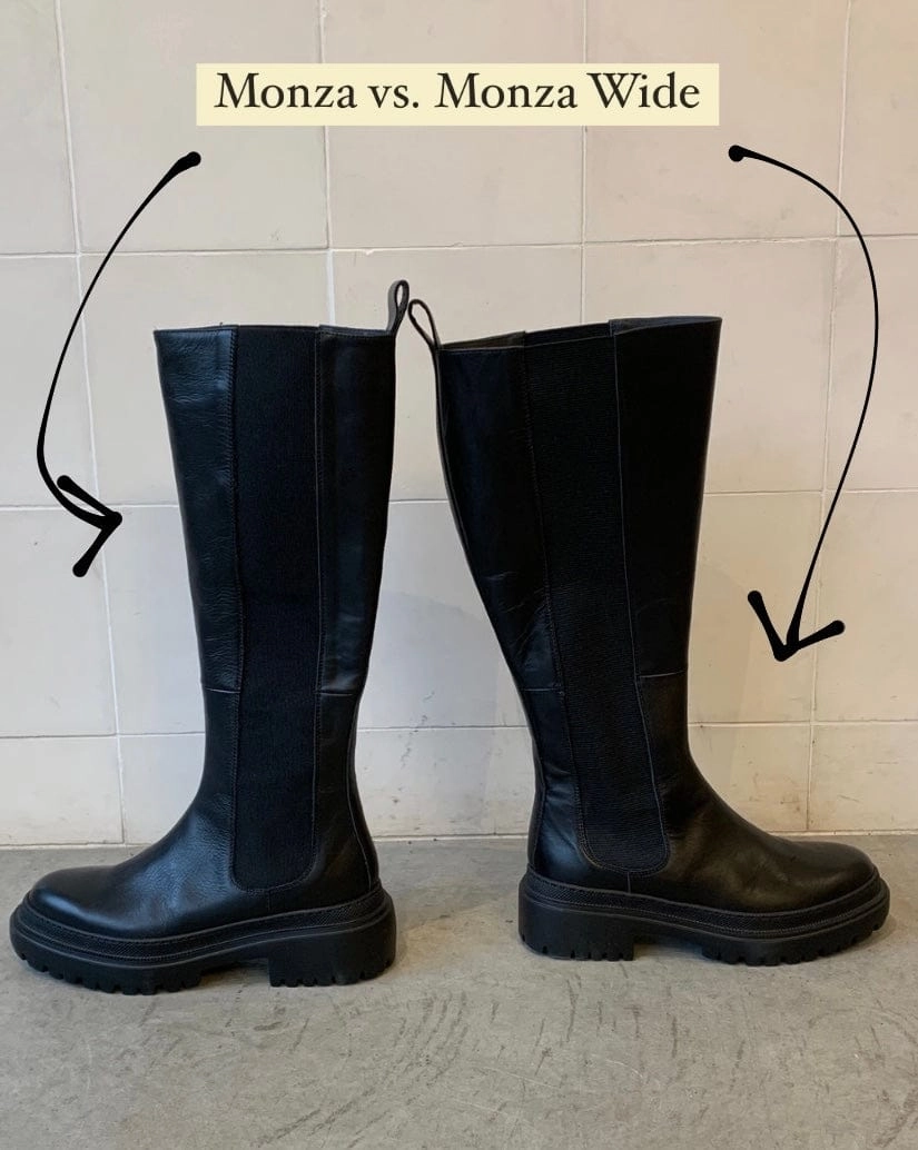 Monza Wide Black Unlined Boot Bash Codalie Chelsea Boots