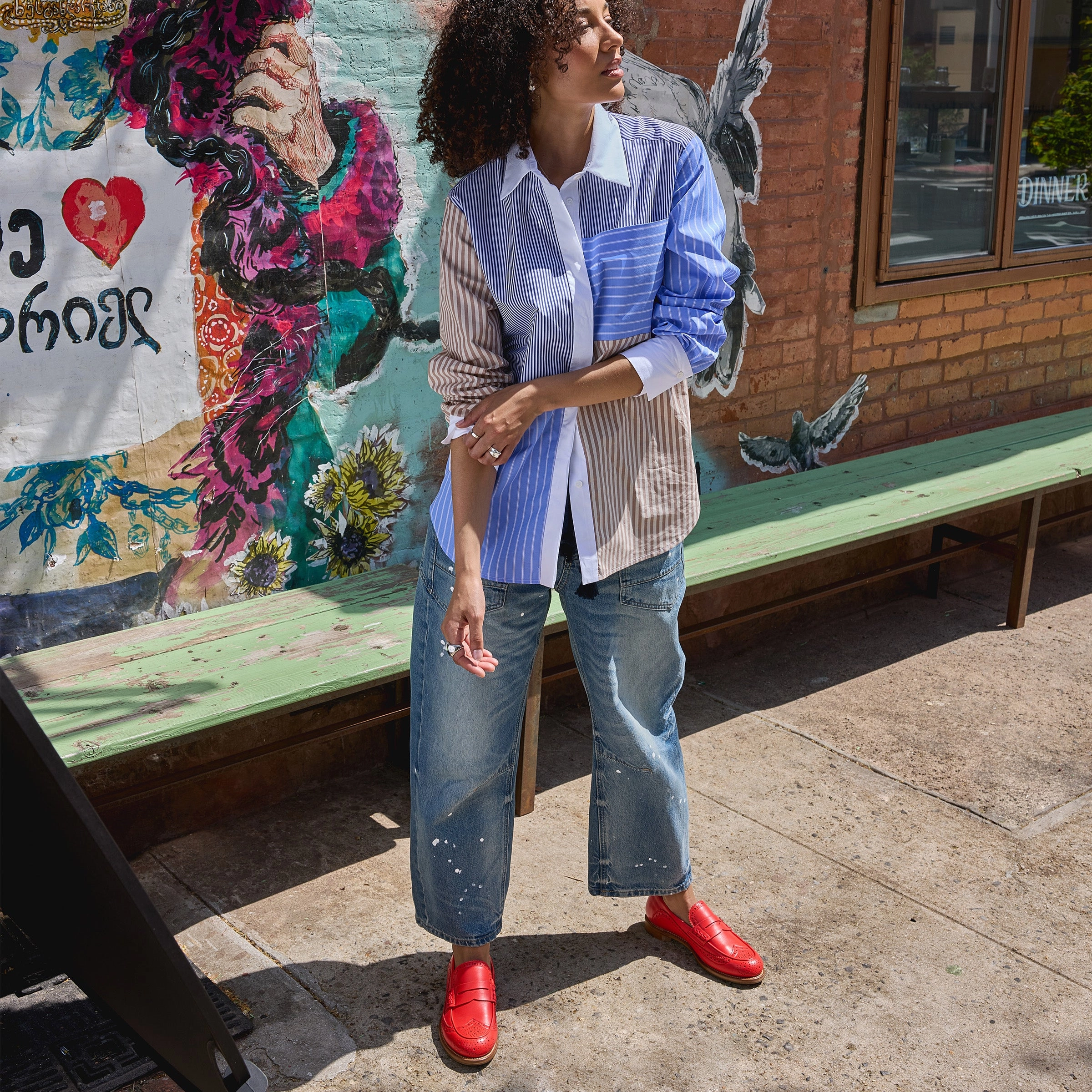 Ms. Charlotte Loafer Marksman Mesh Oxfords