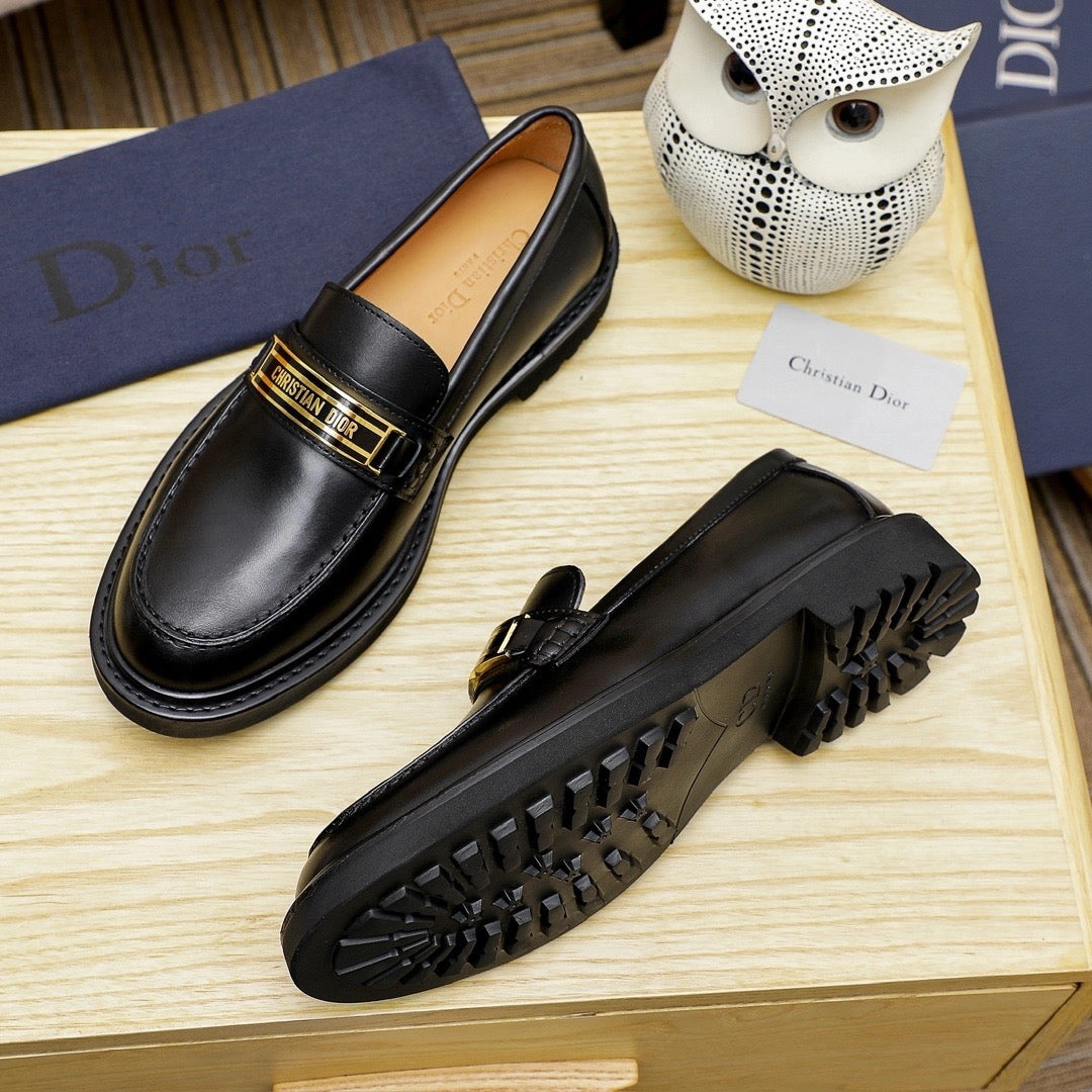 MSE090 Dior Timeless Loafer / Size7-12 Usps Flat Rate Shoe Box