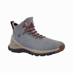 Muck Men's Outscape Max Lace Up Steel Grey Hiker Shoes MTLM100 North Face Storm Hiking Boots