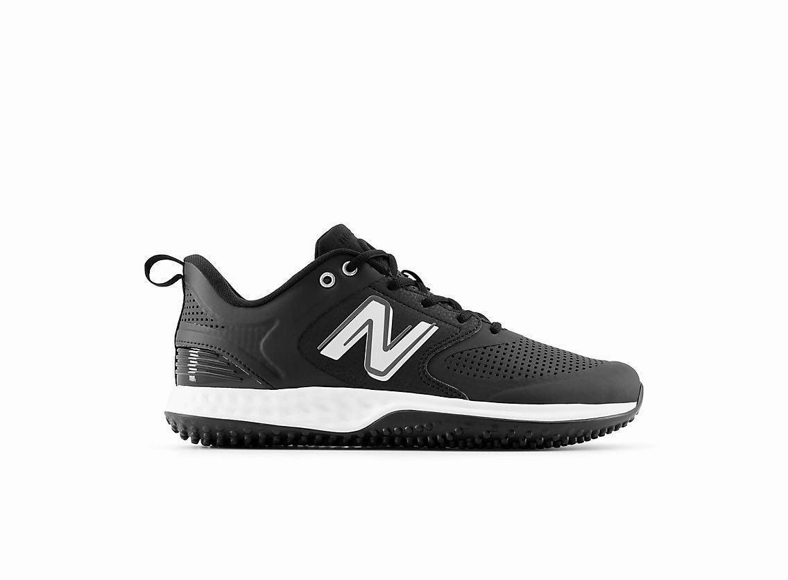 New Balance Store Columbus New Balance Men's Fresh Foam 3000 V6 Turf Baseball Shoes - Black with White - T3000SK6