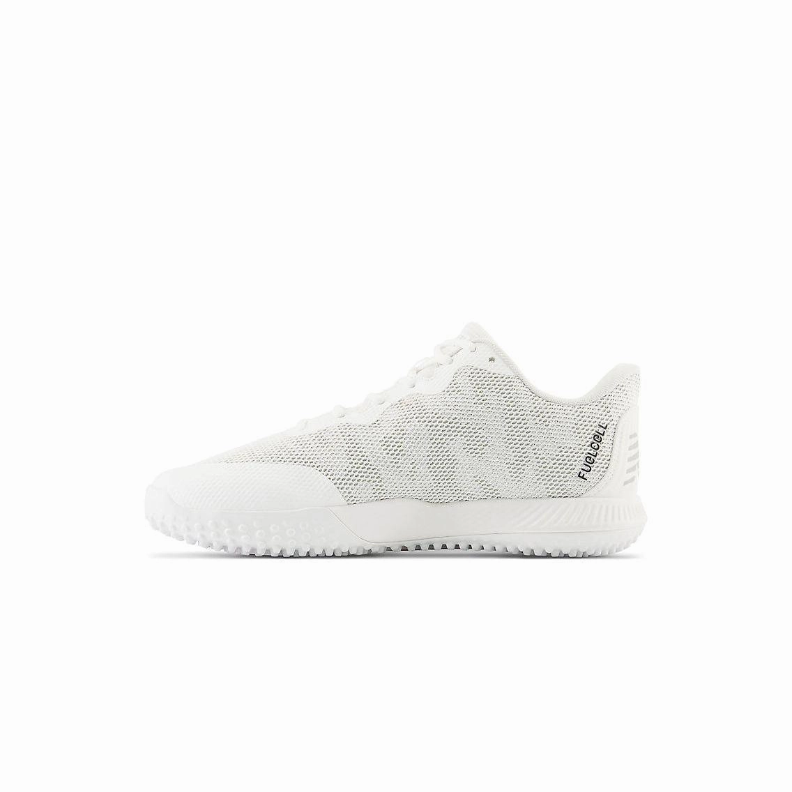 New Balance Chunky Sneakers New Balance Men's FuelCell 4040 V7 Turf Baseball Shoes - Optic White / Rain Cloud - T4040W7