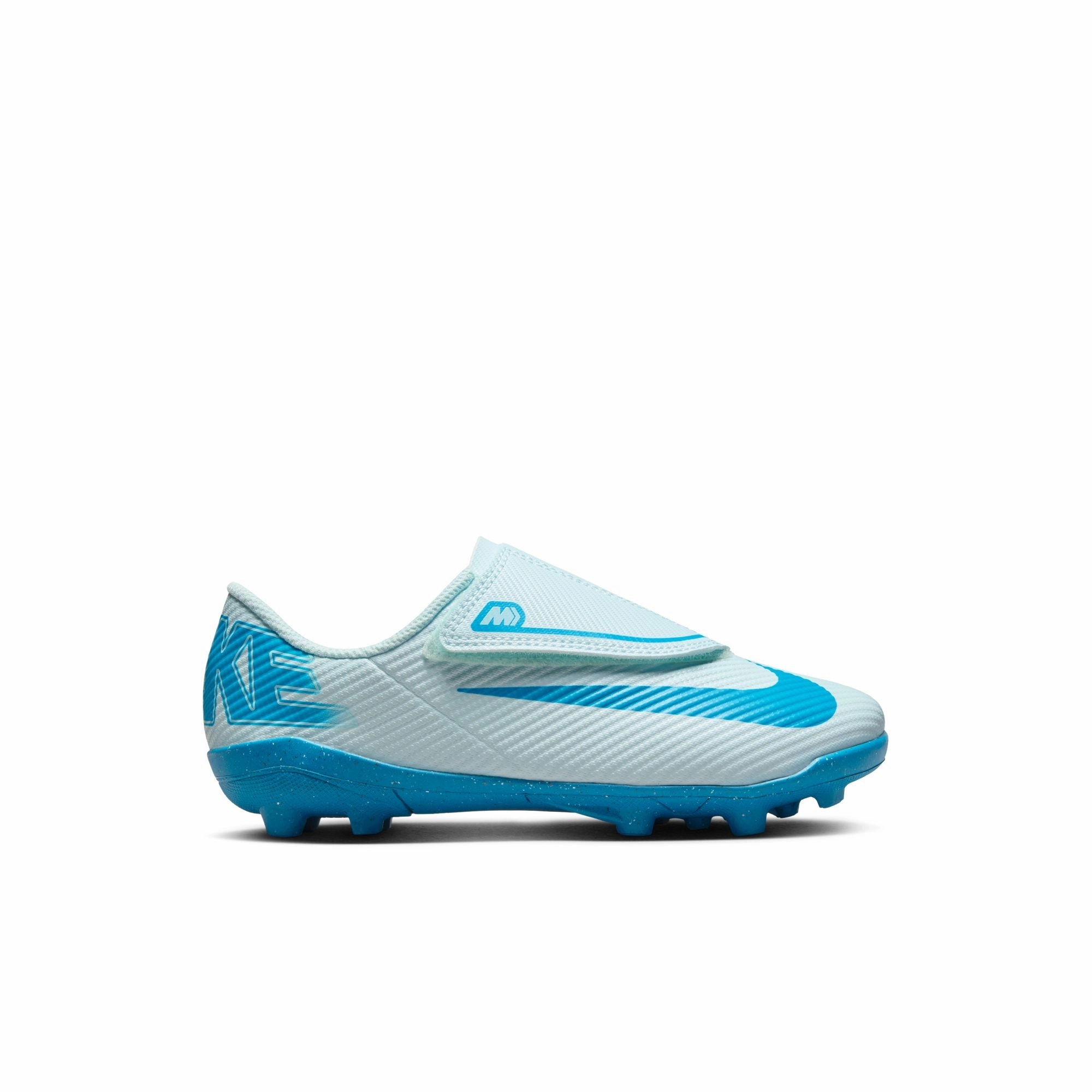 Nike Junior Mercurial Vapor 16 Club FG/MG Firm Ground/Multi Ground PS (V) Soccer Cleat - Glacier Blue/ Blue Orbit Adidas High Top Soccer Cleats