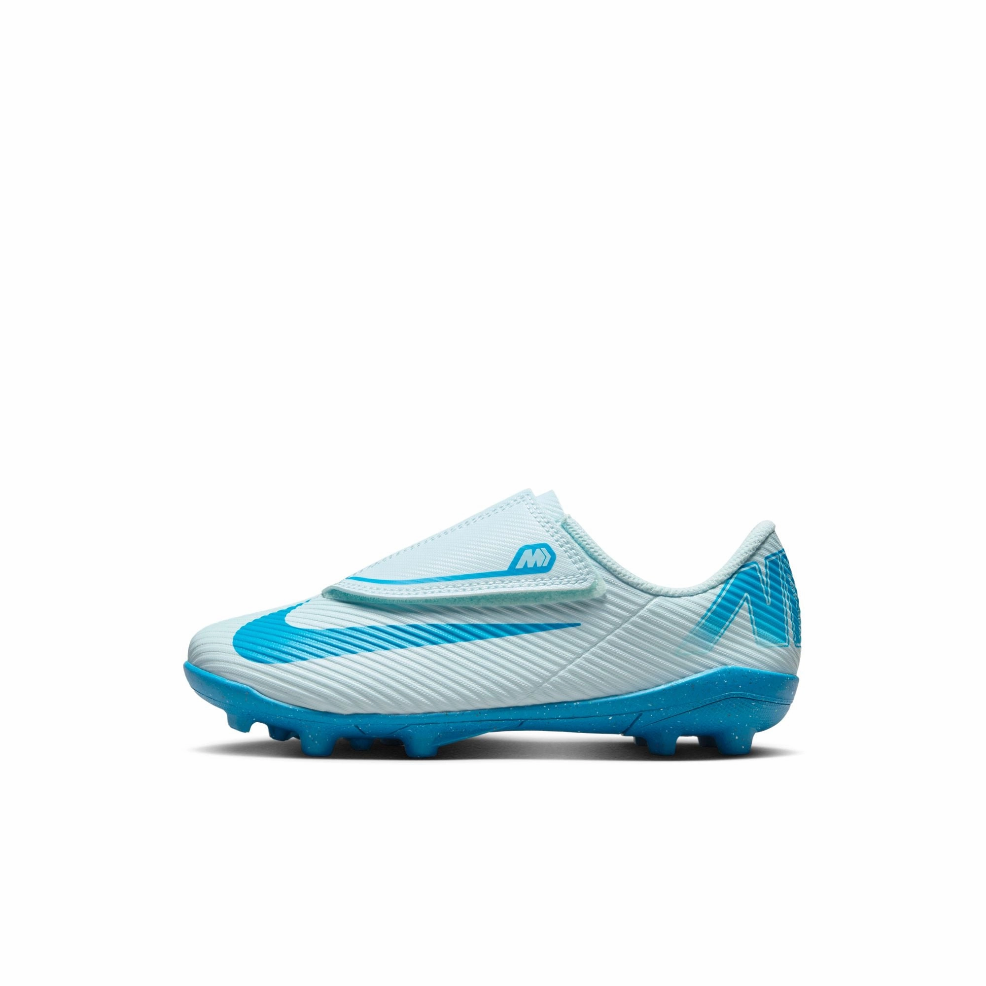 Best Turf Soccer Cleats Nike Junior Mercurial Vapor 16 Club FG/MG Firm Ground/Multi Ground PS (V) Soccer Cleat - Glacier Blue/ Blue Orbit