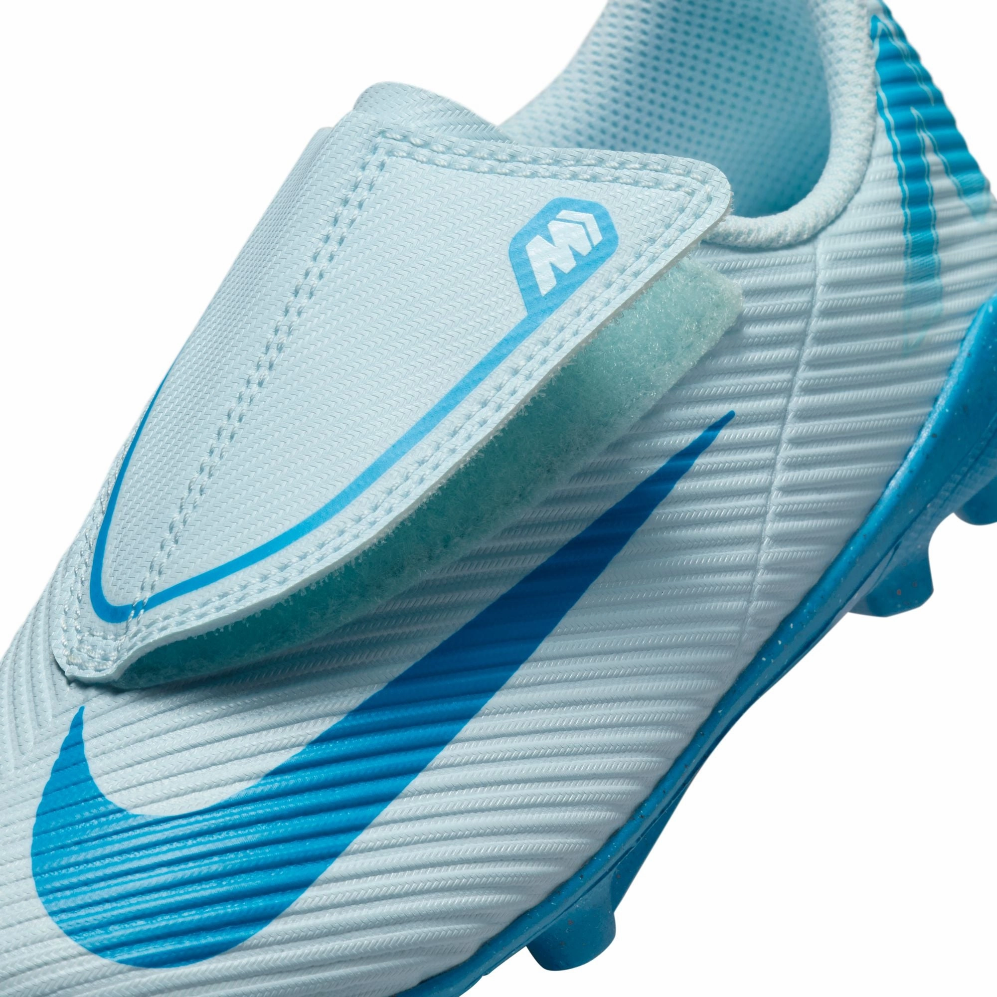 Nike Junior Mercurial Vapor 16 Club FG/MG Firm Ground/Multi Ground PS (V) Soccer Cleat - Glacier Blue/ Blue Orbit Elite Mid-cut Firm Ground Soccer Cleats