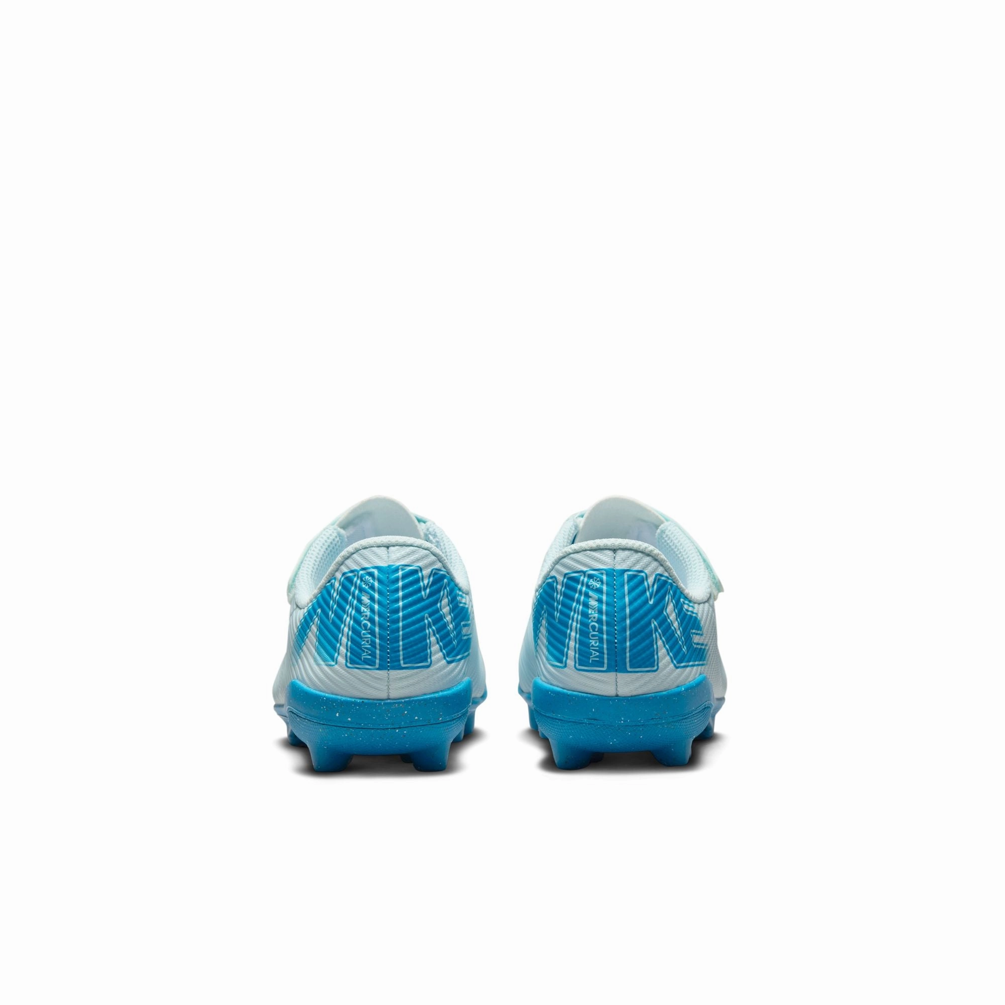 Metal Spikes Soccer Cleats Nike Junior Mercurial Vapor 16 Club FG/MG Firm Ground/Multi Ground PS (V) Soccer Cleat - Glacier Blue/ Blue Orbit