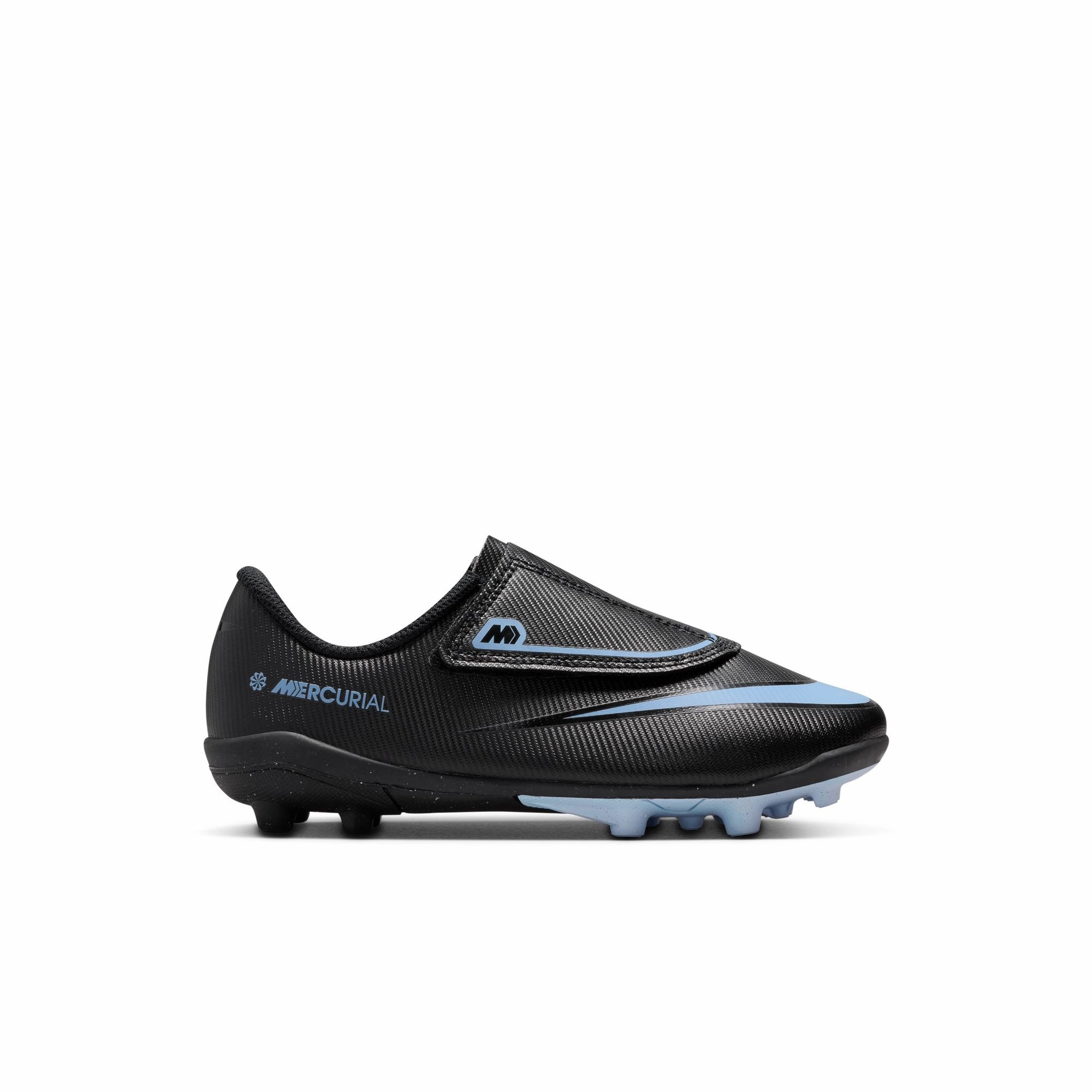 Green White Soccer Cleats Nike Junior Mercurial Vapor 16 Club MG Multi Ground PS (V) Soccer Shoes- Black/Ice Blue