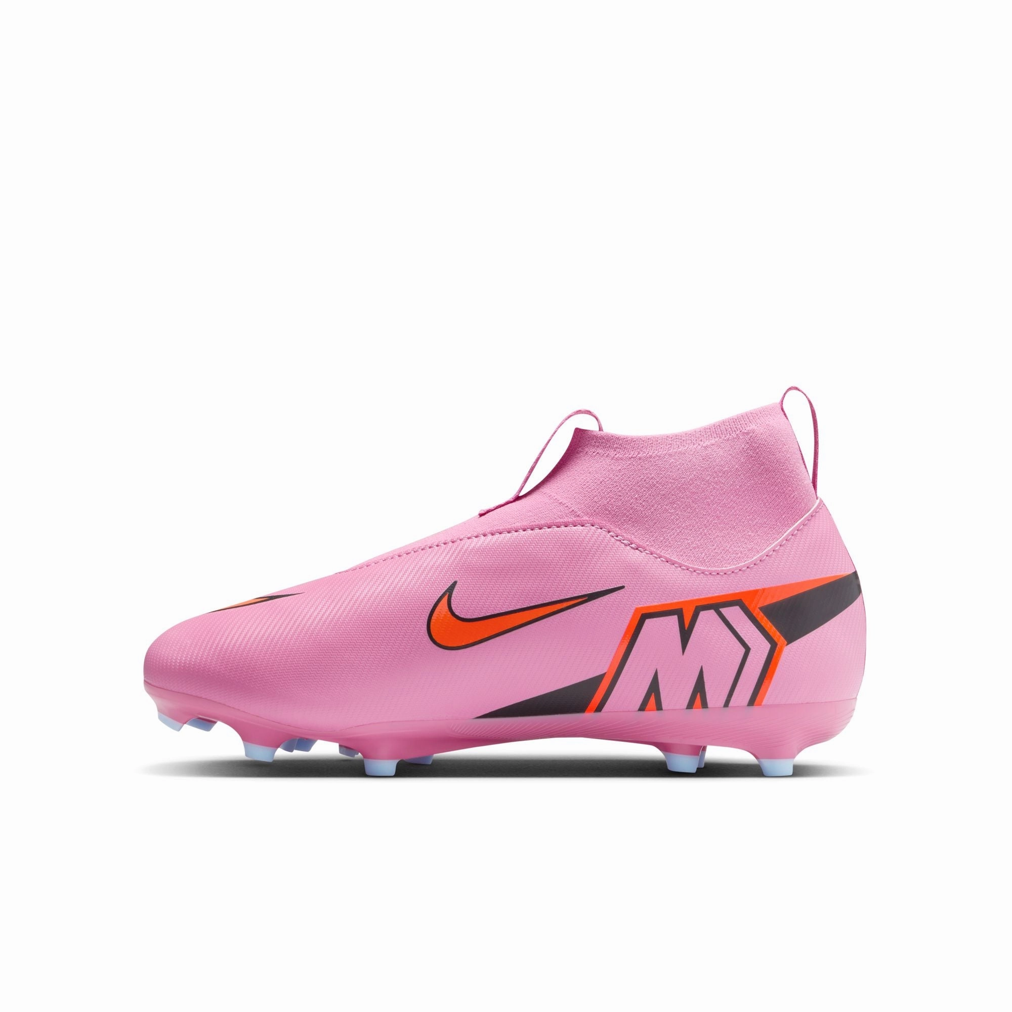 Soccer Turf Shoes Vs Cleats Nike Junior Superfly 10 Academy FG/MG Firm Ground/Multi Ground Soccer Cleats -Magic Flamingo/Black-Total Crimson