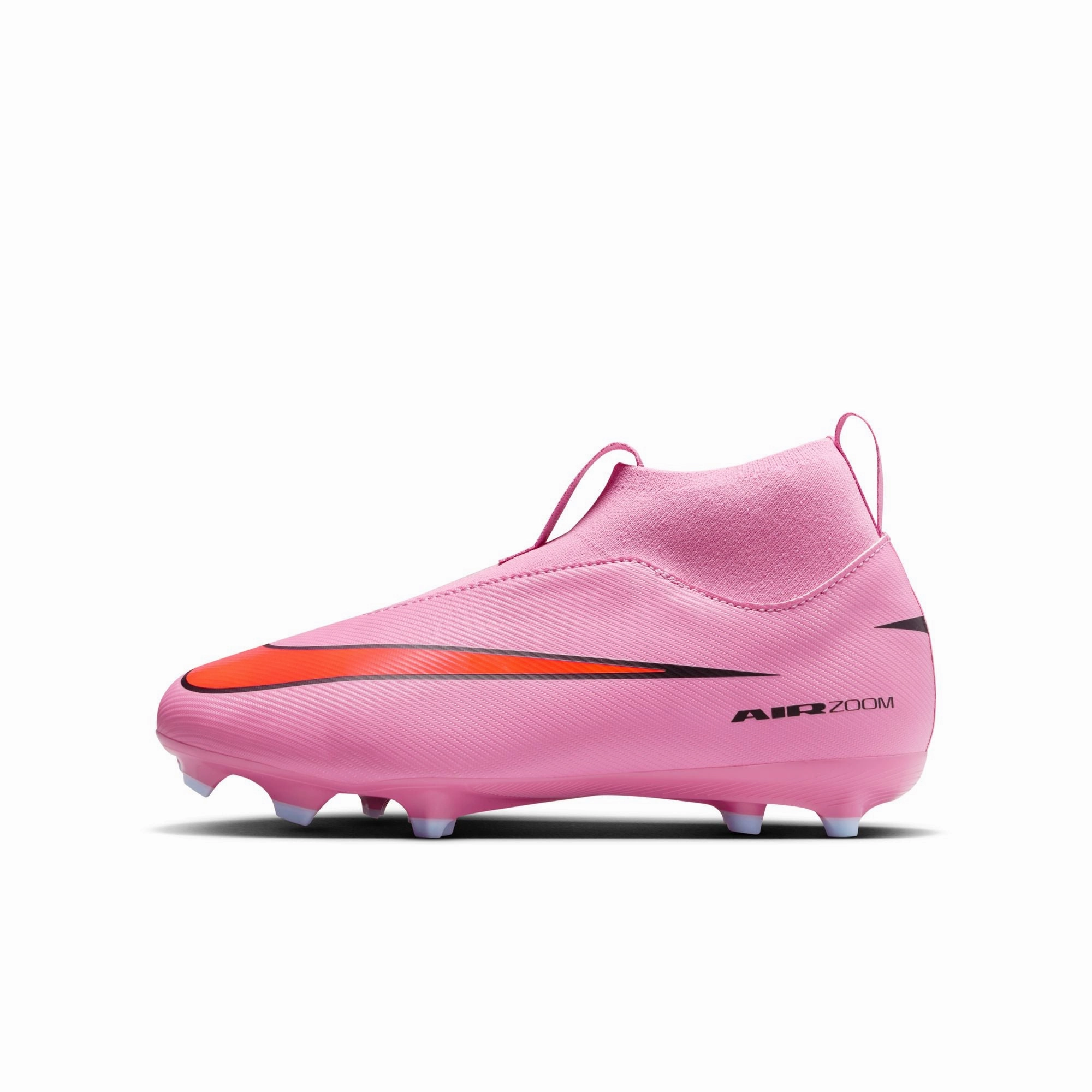 Phantom Vision Academy Dynamic Fit Fg Soccer Cleats Nike Junior Superfly 10 Academy FG/MG Firm Ground/Multi Ground Soccer Cleats -Magic Flamingo/Black-Total Crimson