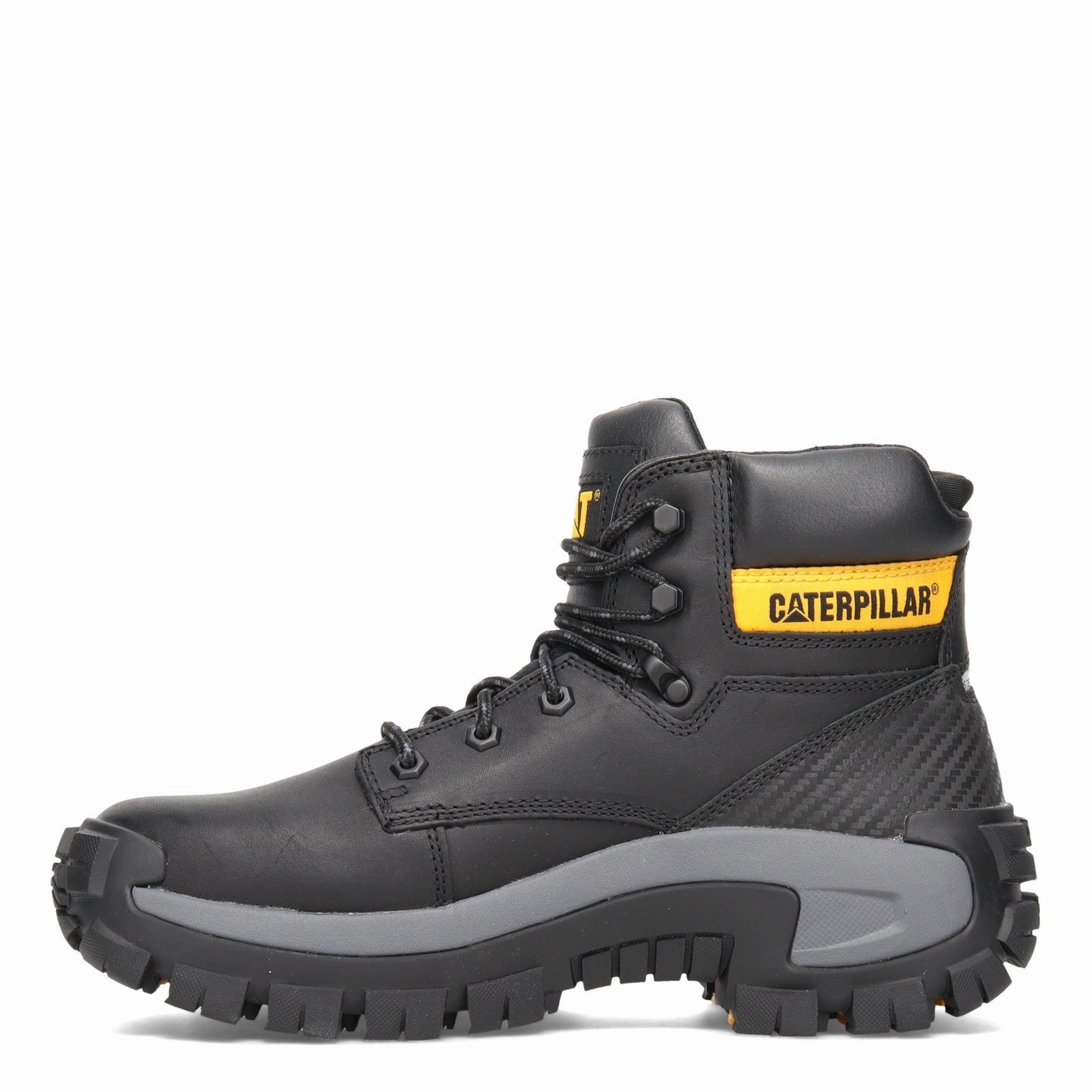 Men's Caterpillar, Invader High Steel Toe Work Boot Best Work Boots For Being On Concrete All Day