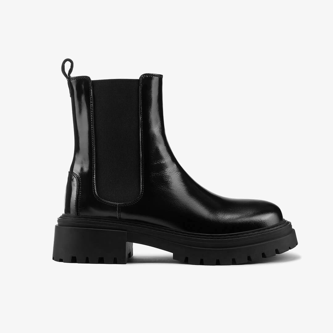 Cheap Kitten Heel Ankle Boots *SAIGE - flatform chelsea boots