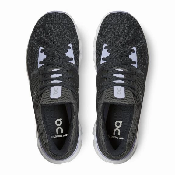 Kids' Grade School Clifton 9 Running Shoes ON Women's CloudSwift 2.0 Road Running Shoes- Magnet/Lavender