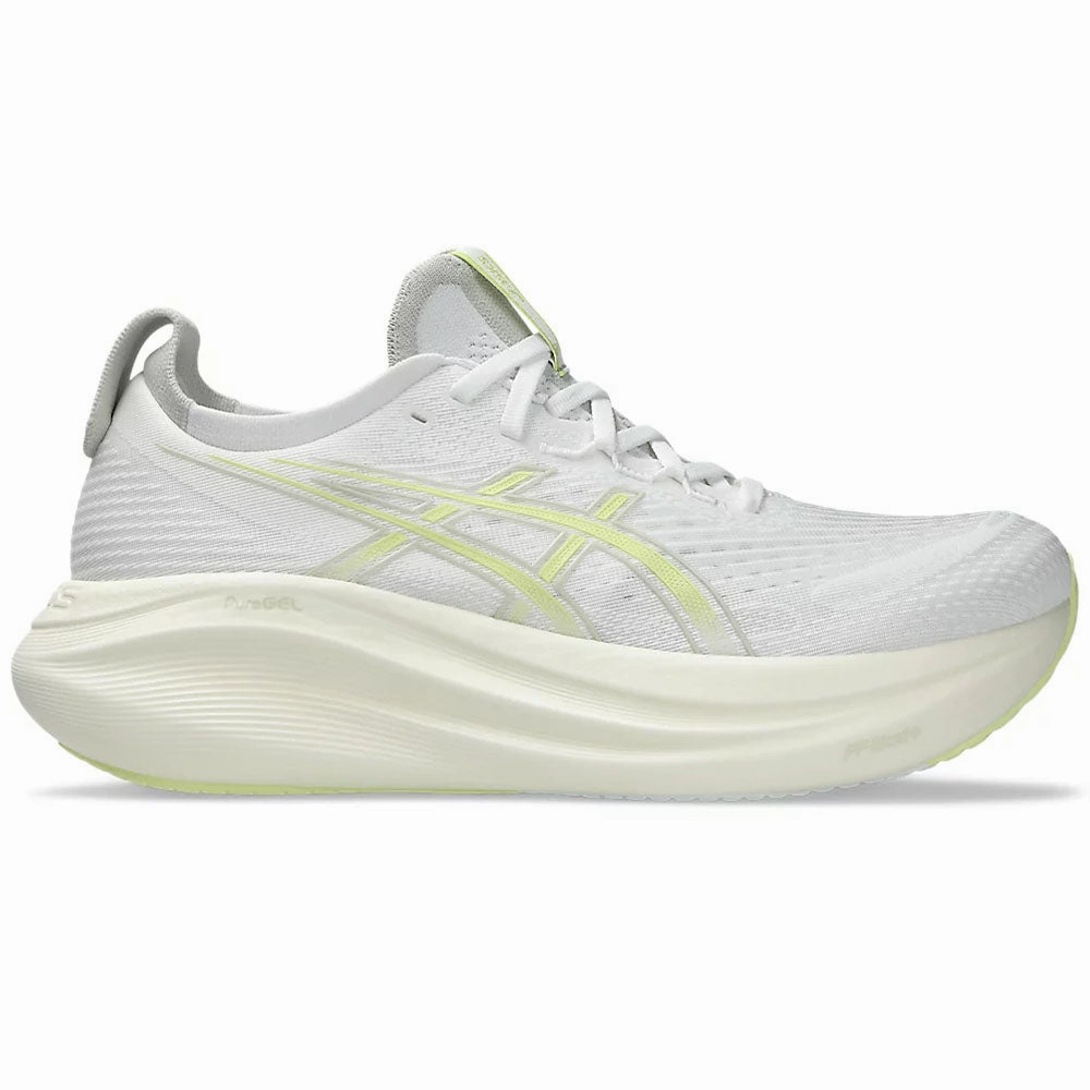 Asics Sky Elite Ff Mt Volleyball Shoe Men's Asics Gel-Nimbus 27, White/Huddle Yellow, 12.5 D Medium
