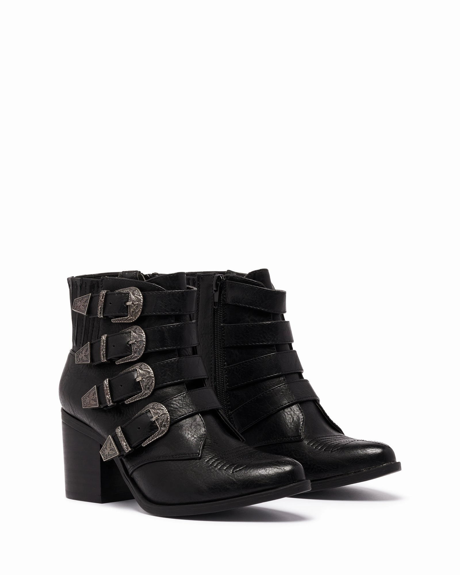 Bexar Black Burnished *FINAL SALE* Ankle Boots Styling