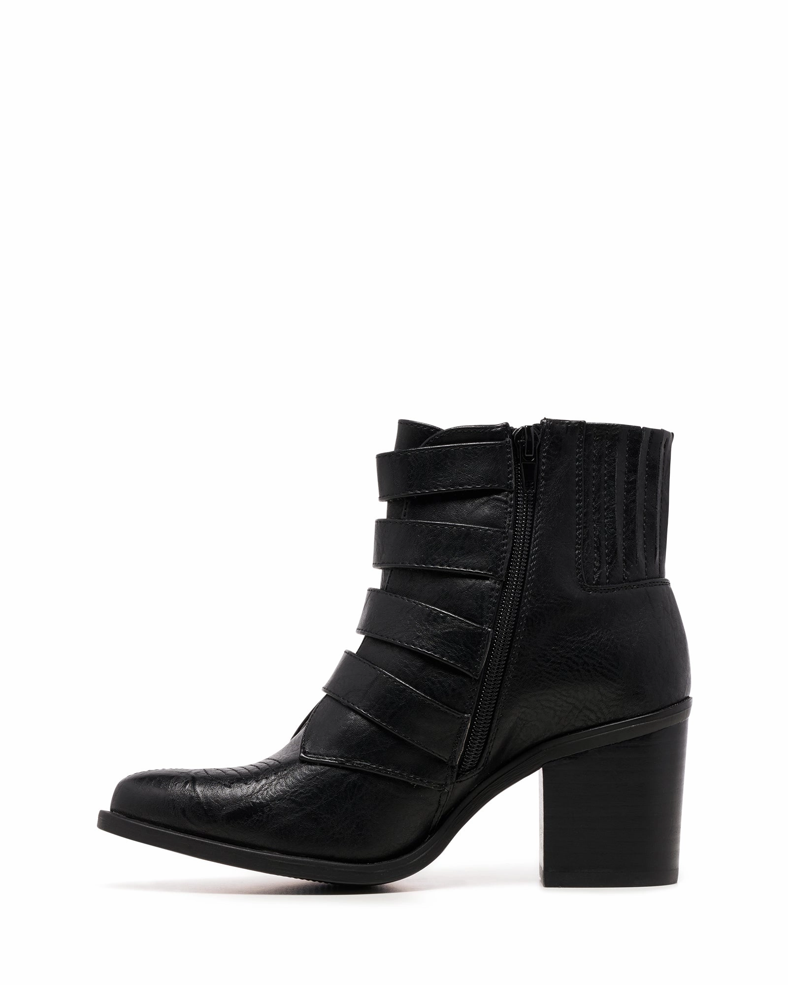Bexar Black Burnished *FINAL SALE* Explorer Ankle Boots