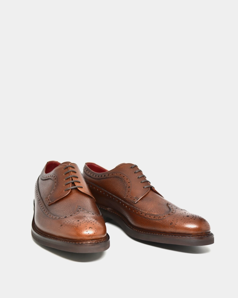 Split Toe Derby Shoes Outlet - Alex uR - Cognac Grain - 312