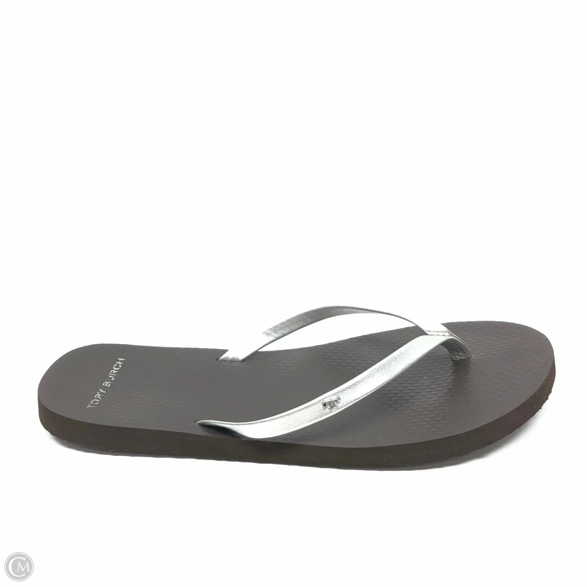 Sandals Flip Flops By Tory Burch In Silver, Size: 10 Margiela Tabi Flip Flops