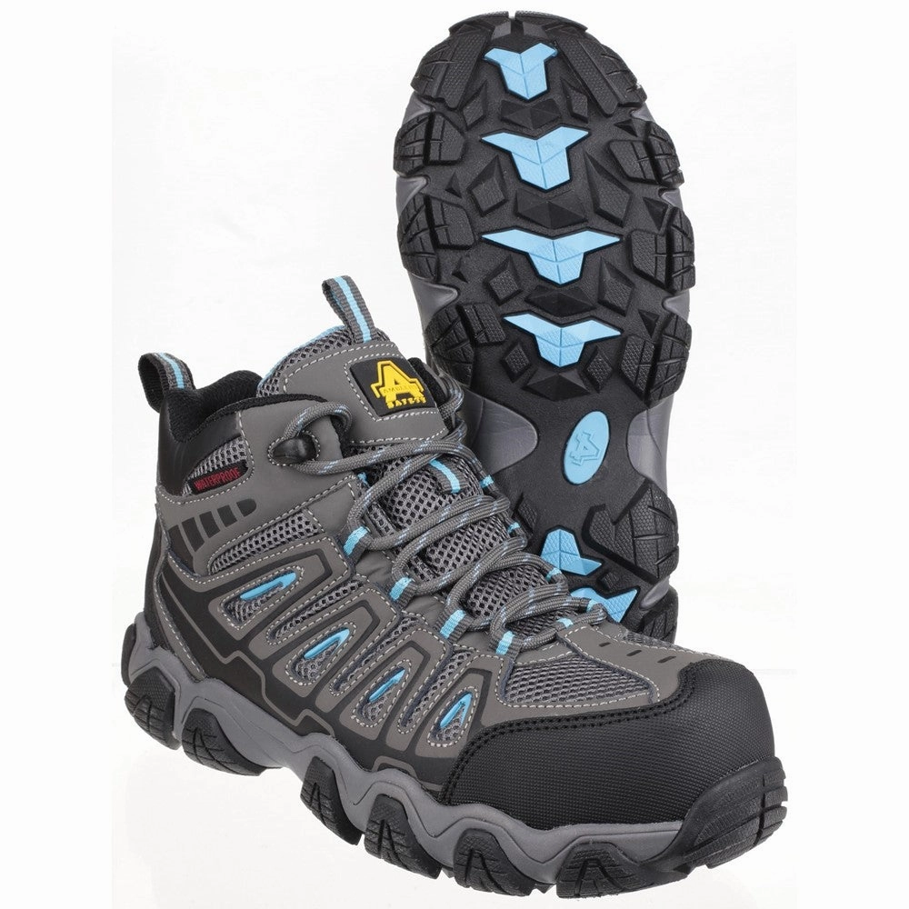 Amblers Safety AS802 Waterproof Non-Metal Ladies Safety Hiker Ariat Terrain Hiking Boots
