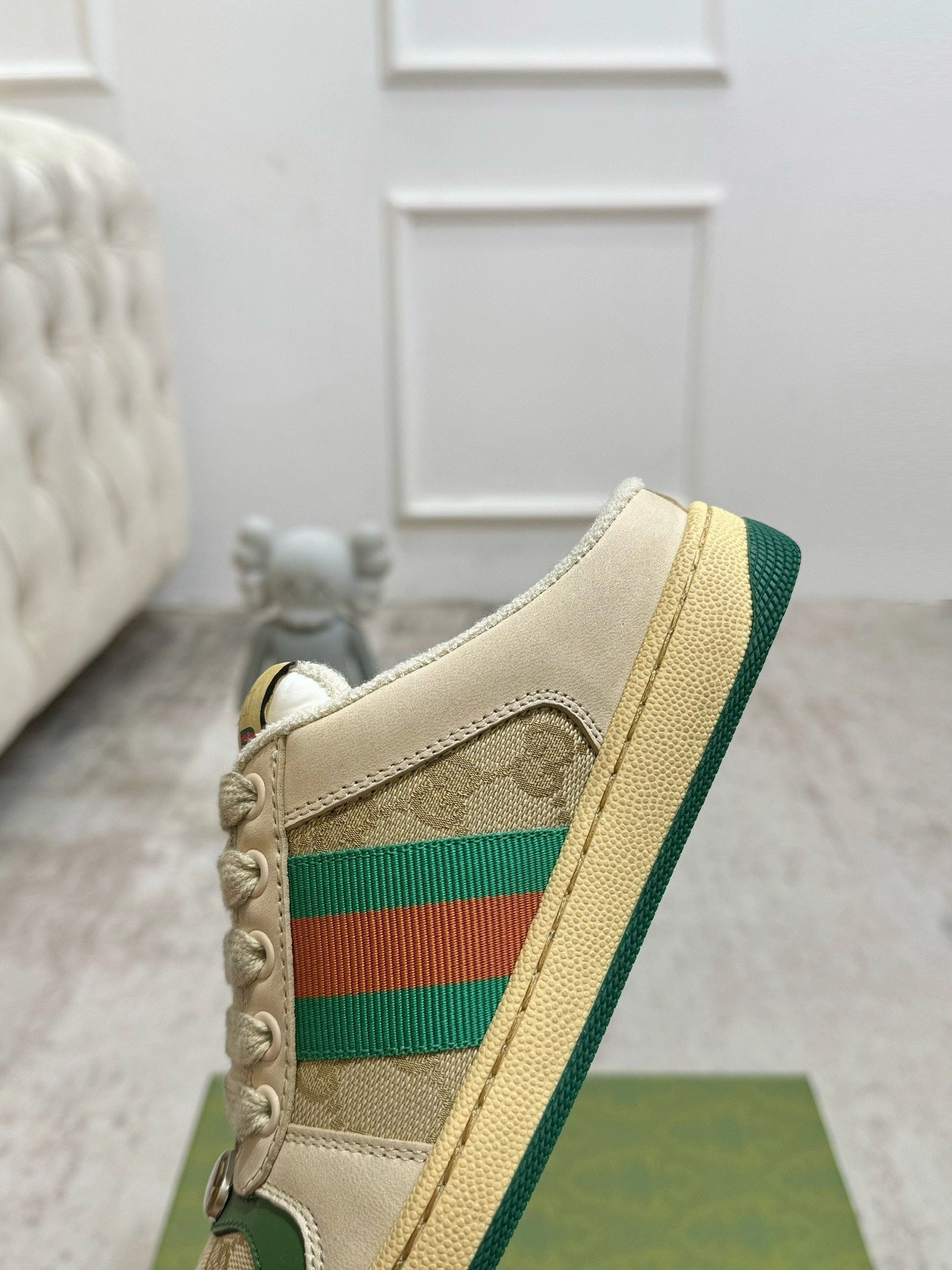 Cat Flat Shoes SE1693 Gucci Women's Screener Mule / Size5-11