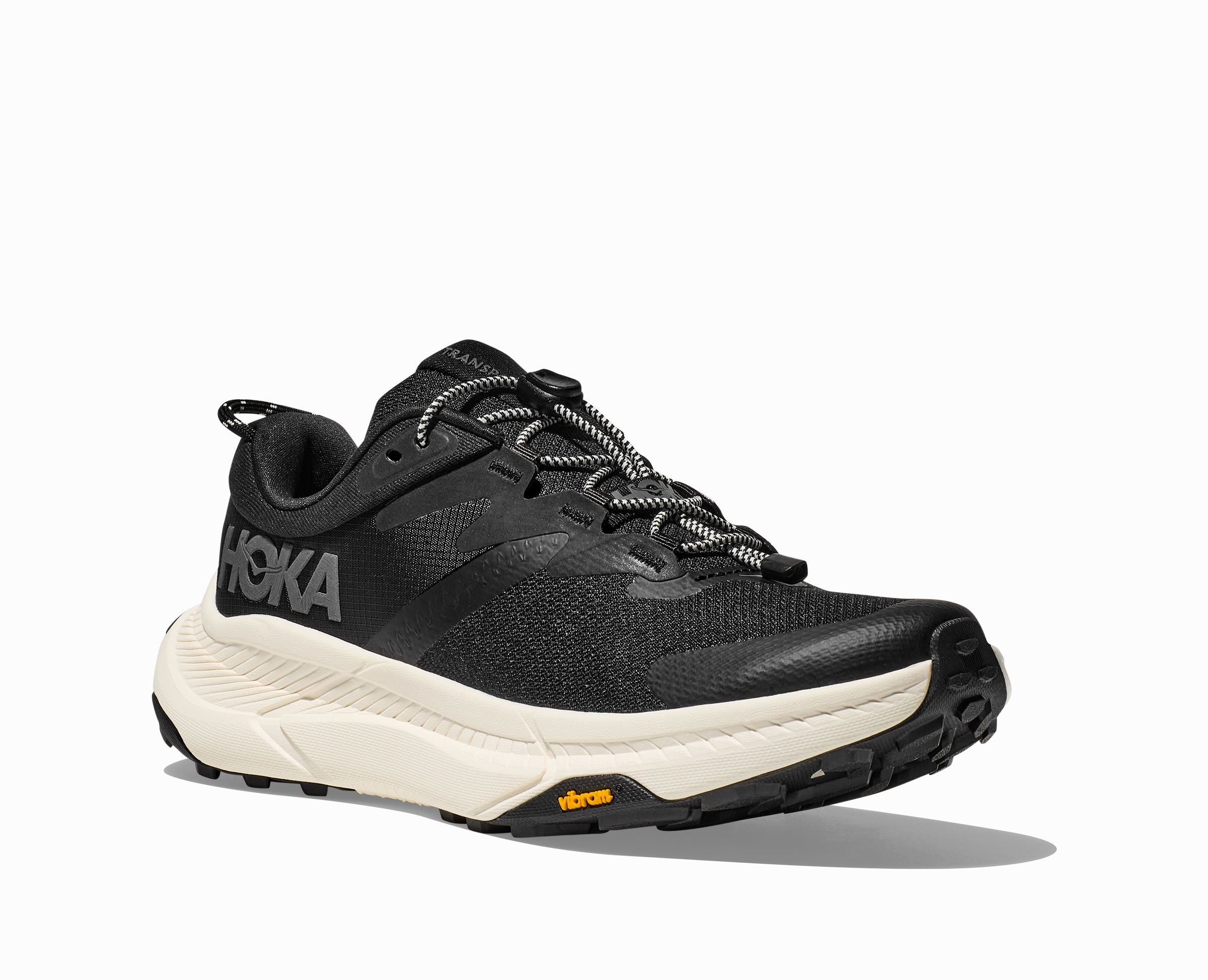 Barefoot Trail Shoes Review HOKA TRANSPORT BLACK/WHITE WOMEN'S MEDIUM